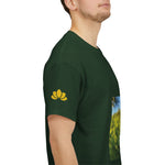 Unisex Heavy Cotton Tee - Flower of Silene Vulgaris