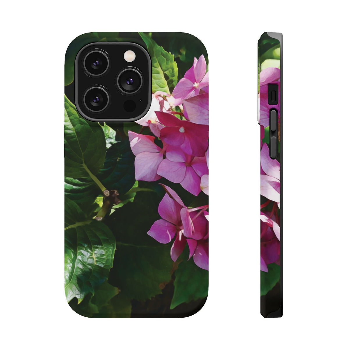 Magnetic Tough Phone Case - Flower of Ortensia/Hydrangea Macrophylla