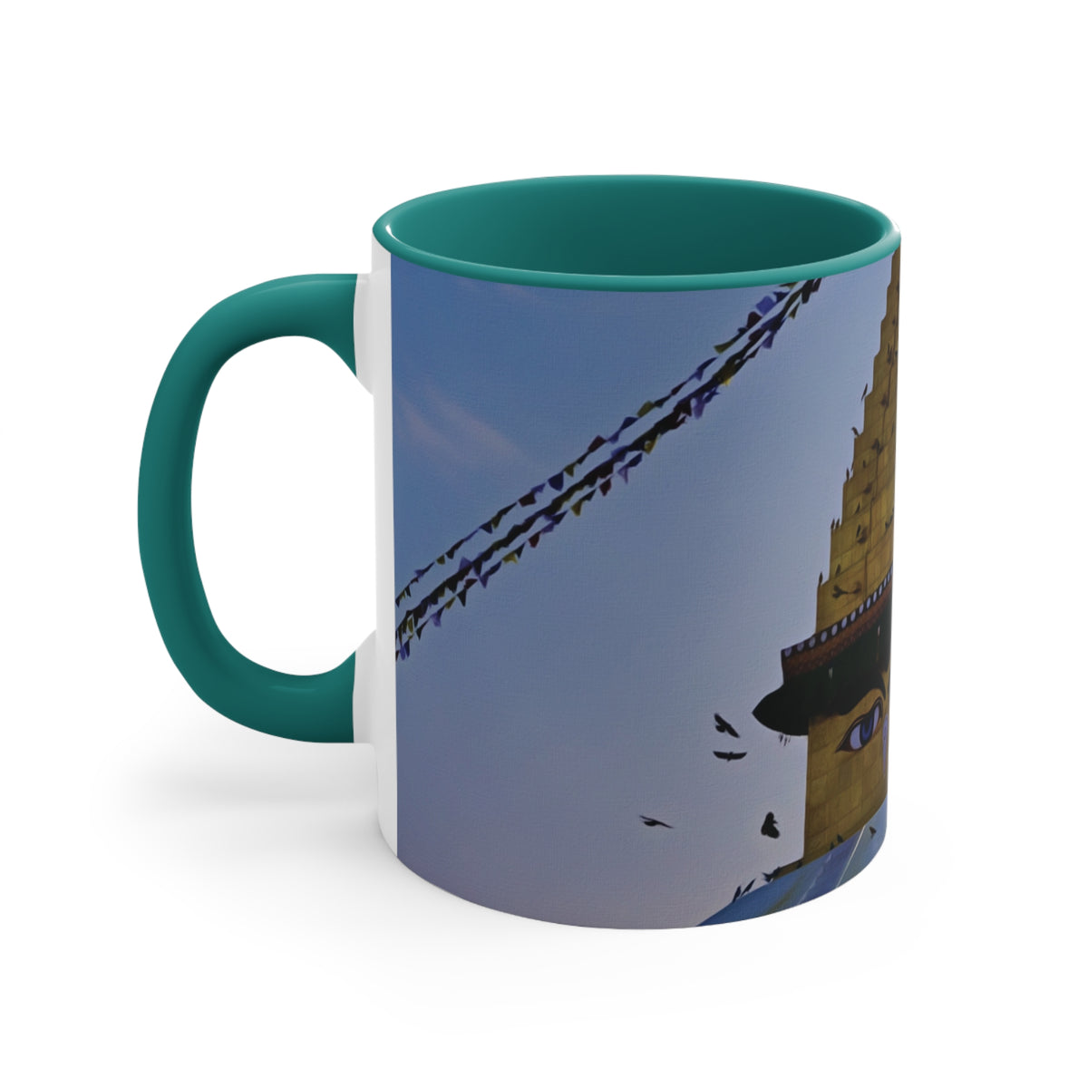 Mug 11oz - Nepal, Stupa with Buddha's Eyes (Variant 6)