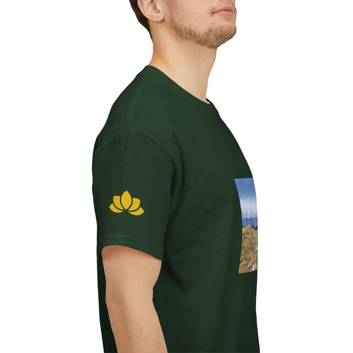 Unisex Heavy Cotton Tee - Poly Art - Rila Lakes