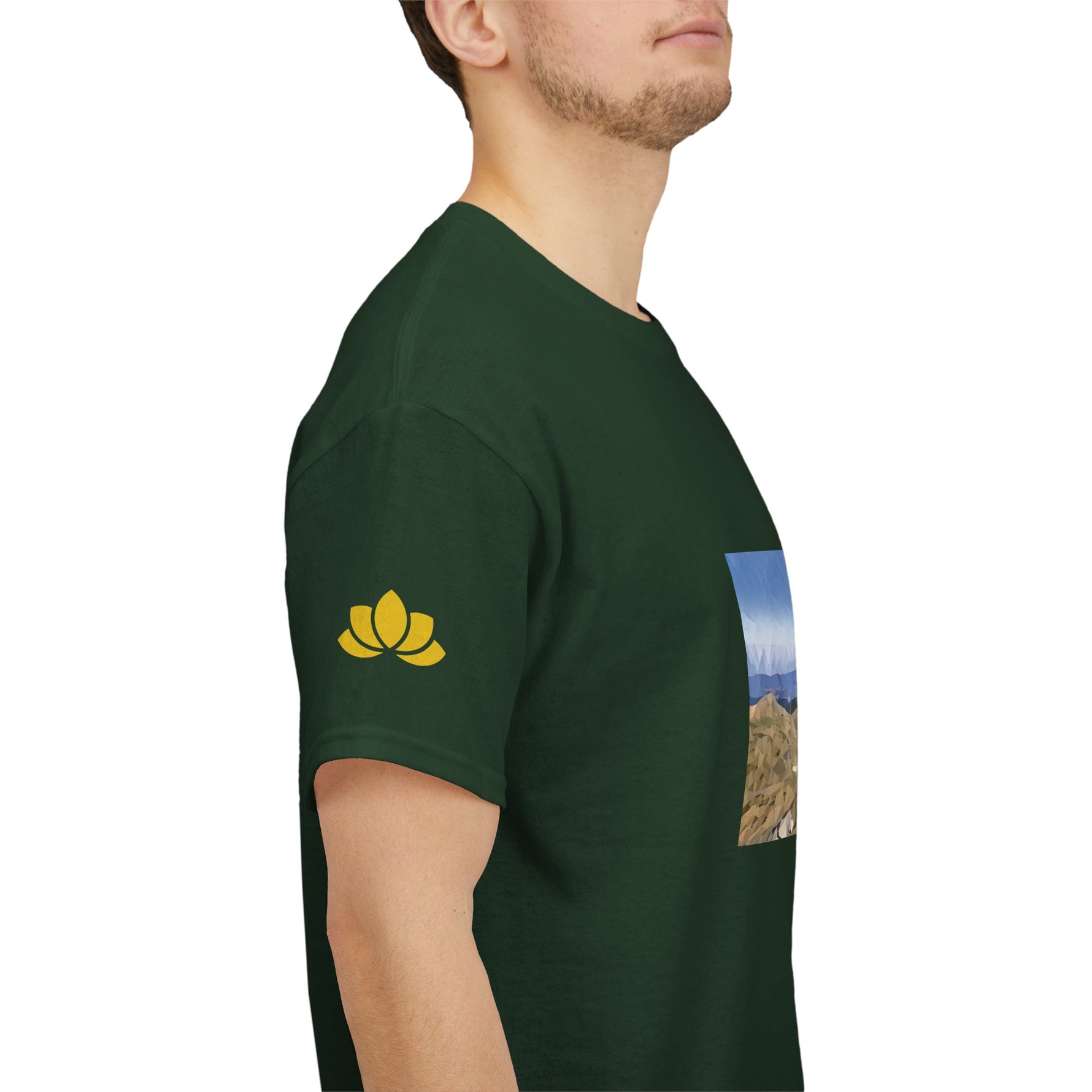 Unisex Heavy Cotton Tee - Poly Art - Rila Lakes