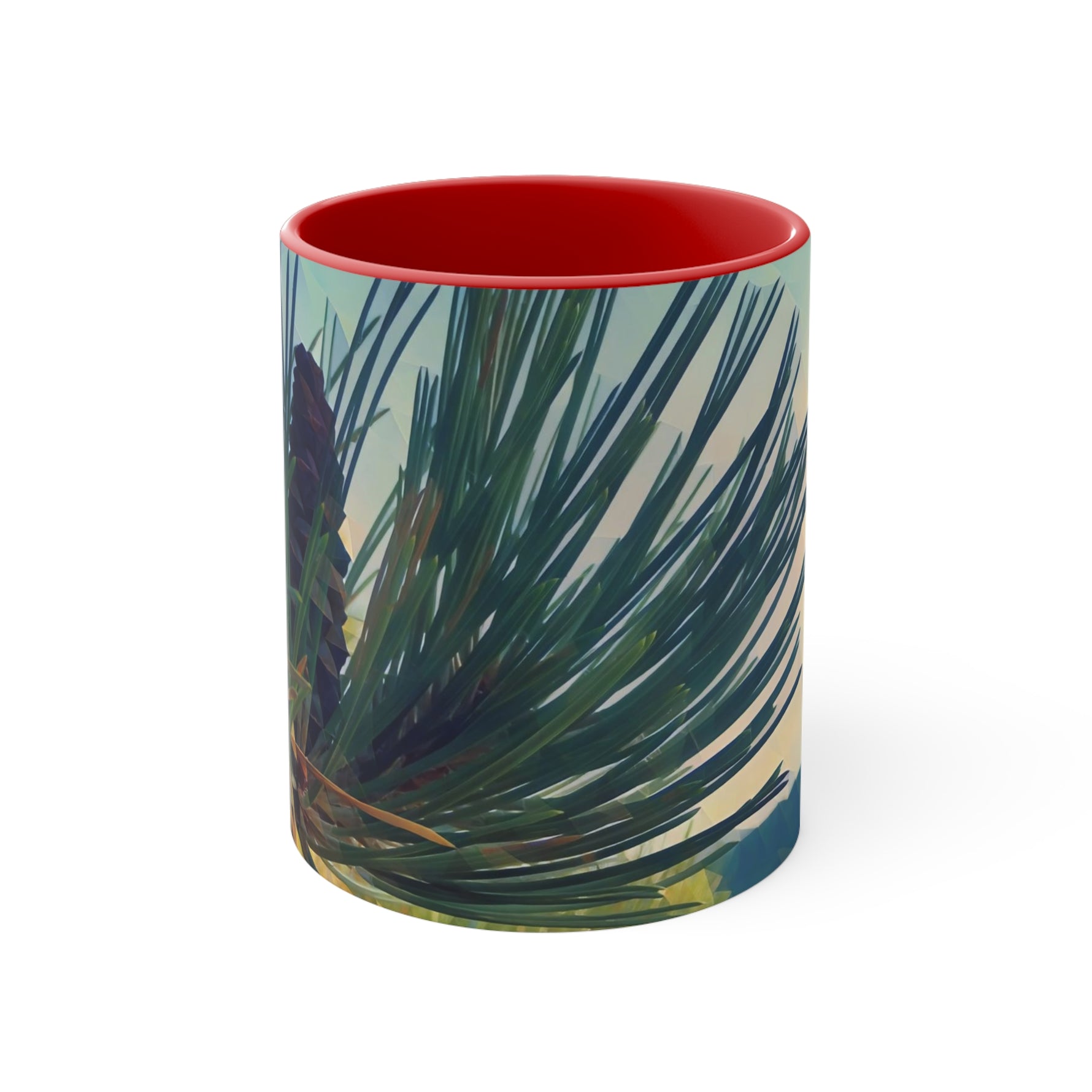 Mug 11oz - Poly Art - Fir Pinecone
