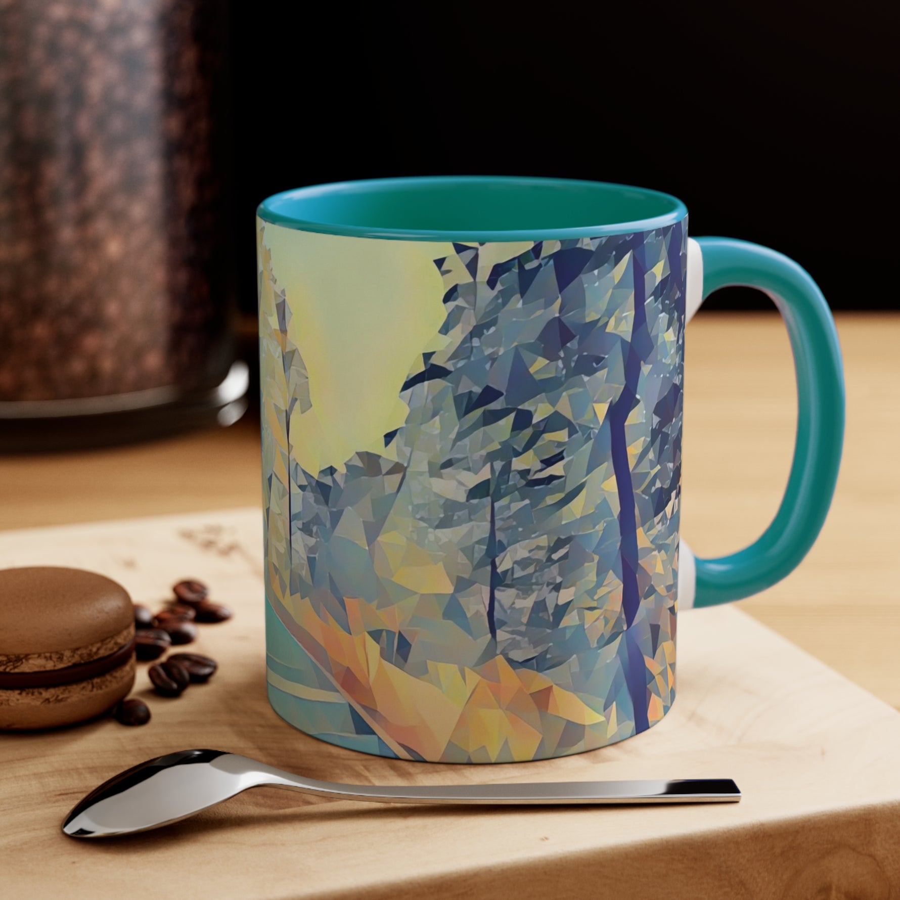 Mug 11oz - Poly Art - Forest (Variant 02)
