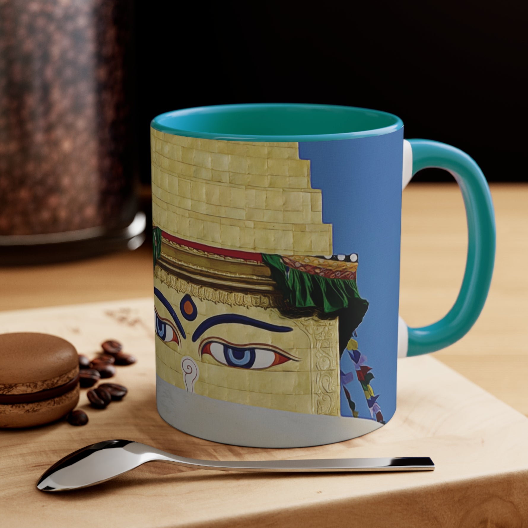 Mug 11oz - Nepal, Stupa with Buddha's Eyes (Variant 2)