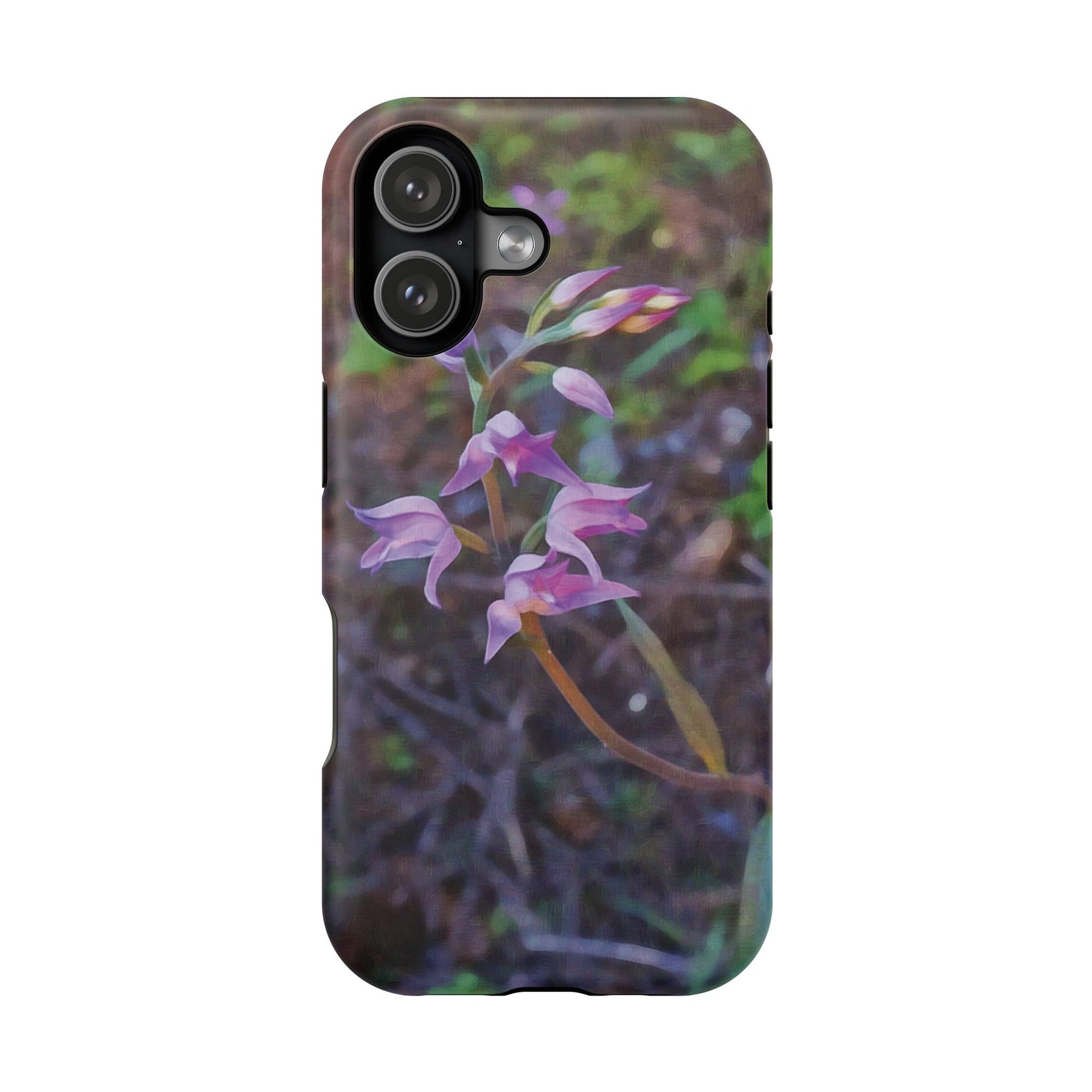 Magnetic Tough Phone Case - Flower of Cephalanthera Rubra