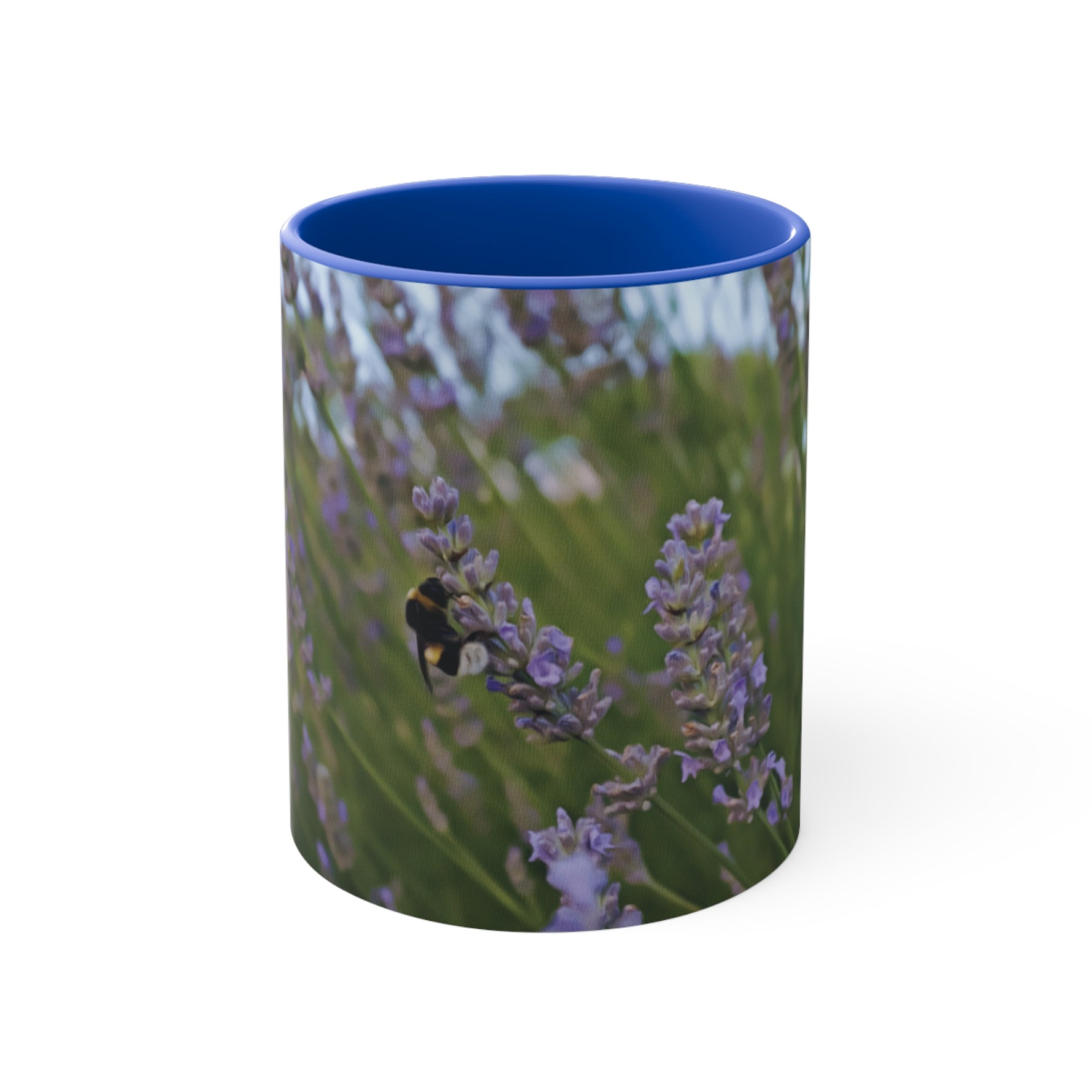 Mug 11oz - Flower of Lavender with Bombus Insect (Variant 2)