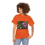 Unisex Heavy Cotton Tee - Flower of Ortensia/Hydrangea Macrophylla