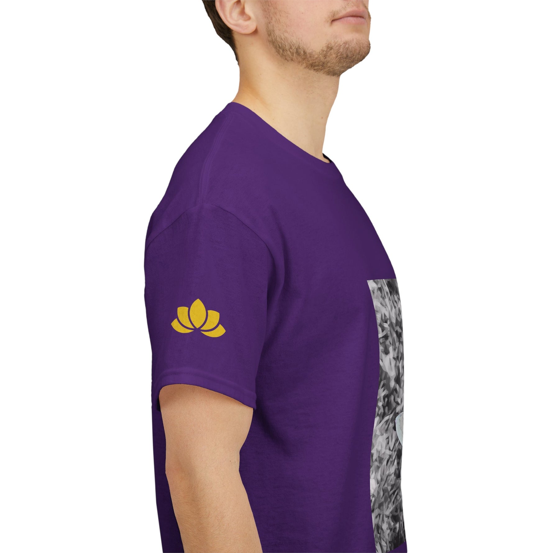 Unisex Heavy Cotton Tee - Poly Art - Flower of Anemone
