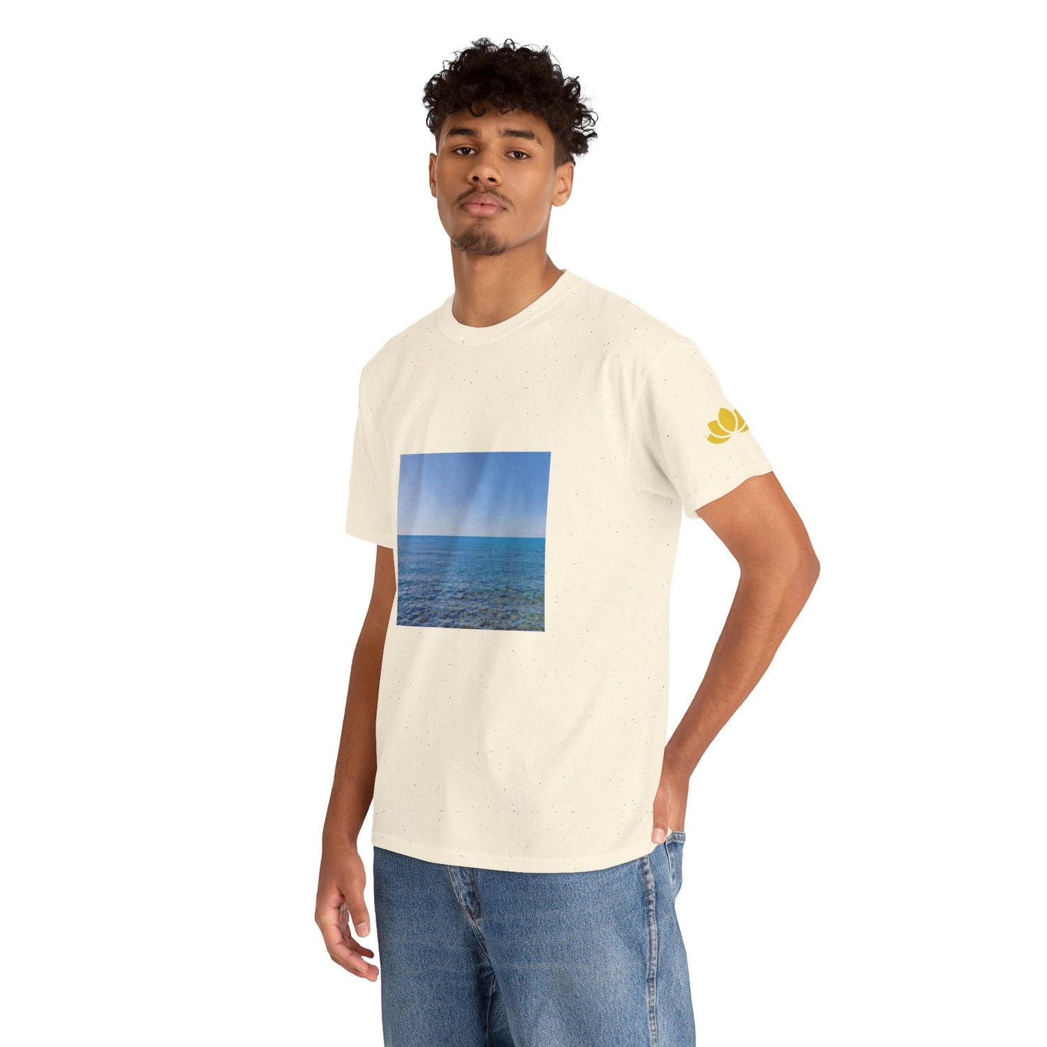 Unisex Heavy Cotton Tee - Sea (Variant 2)