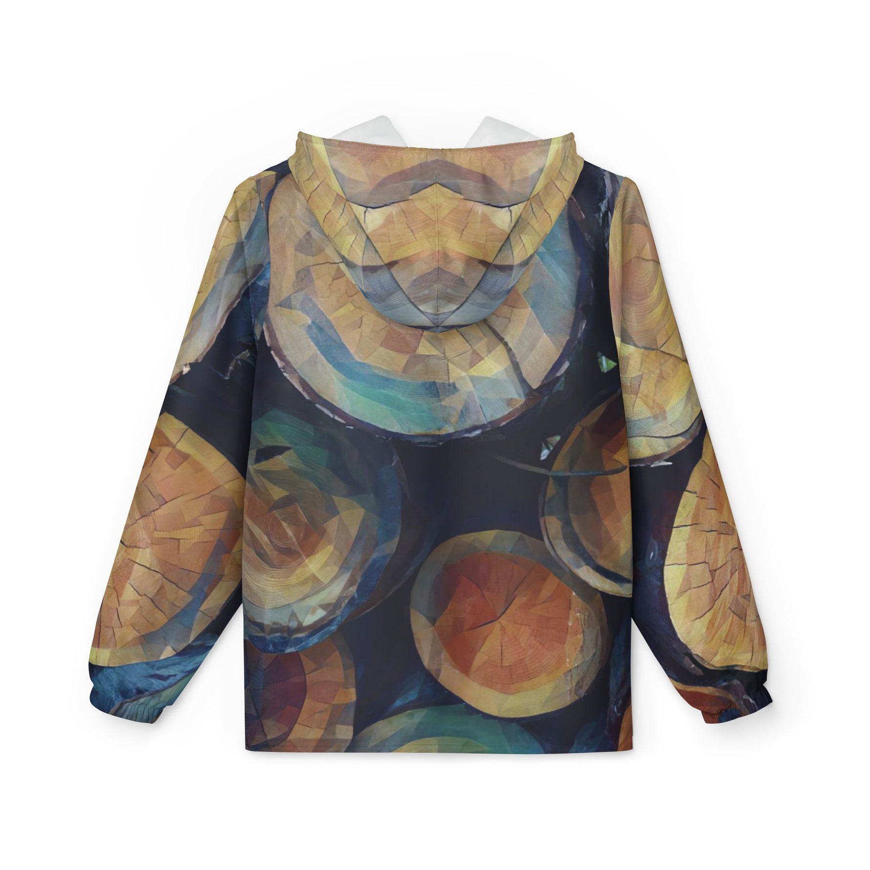 Windbreaker Jacket - Poly Art - Wooden Trunks (Variant 3)