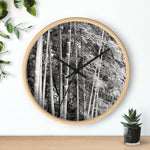 Wall Clock - Bamboo (B&W Variant)