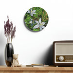 Acrylic Wall Clock - Poly Art - Flower of Ornithogalum (Variant 1)