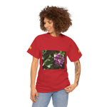 Unisex Heavy Cotton Tee - Flower of Ortensia/Hydrangea Macrophylla
