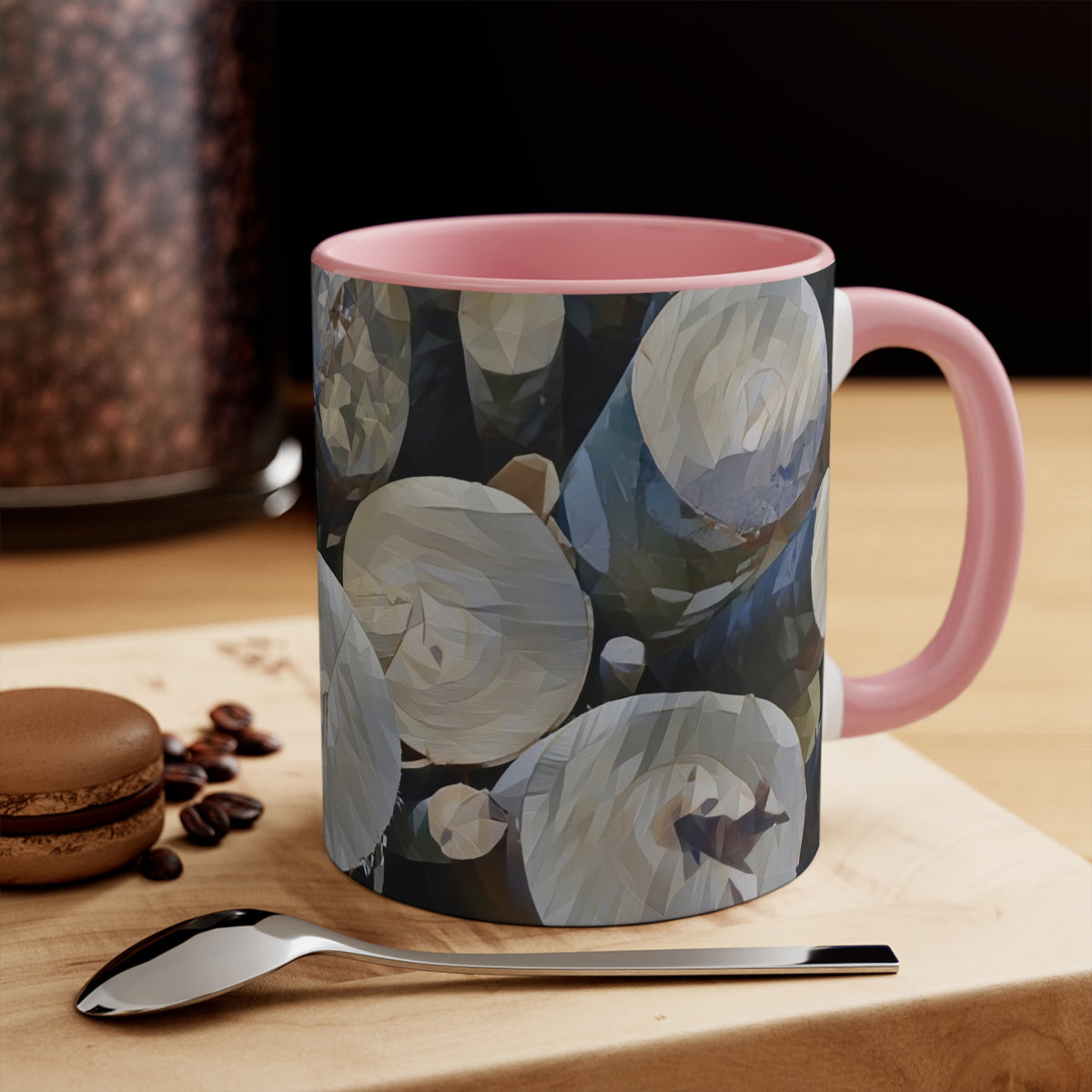 Mug 11oz - Poly Art - Wooden Trunks (Variant 3)