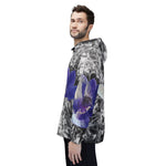 Windbreaker Jacket - Poly Art - Flower of Anemone