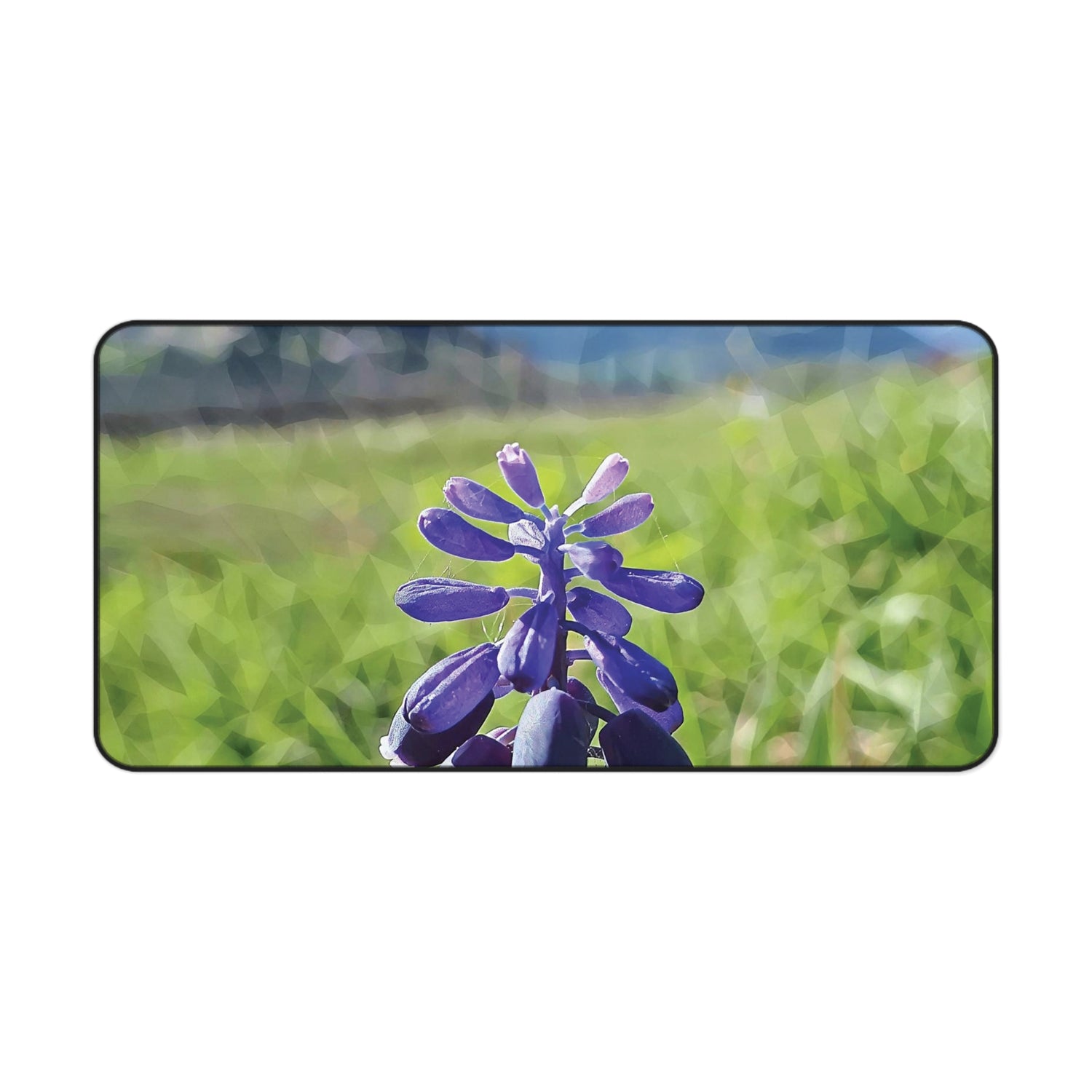 Desk Mat - Poly Art - Flower of Muscari