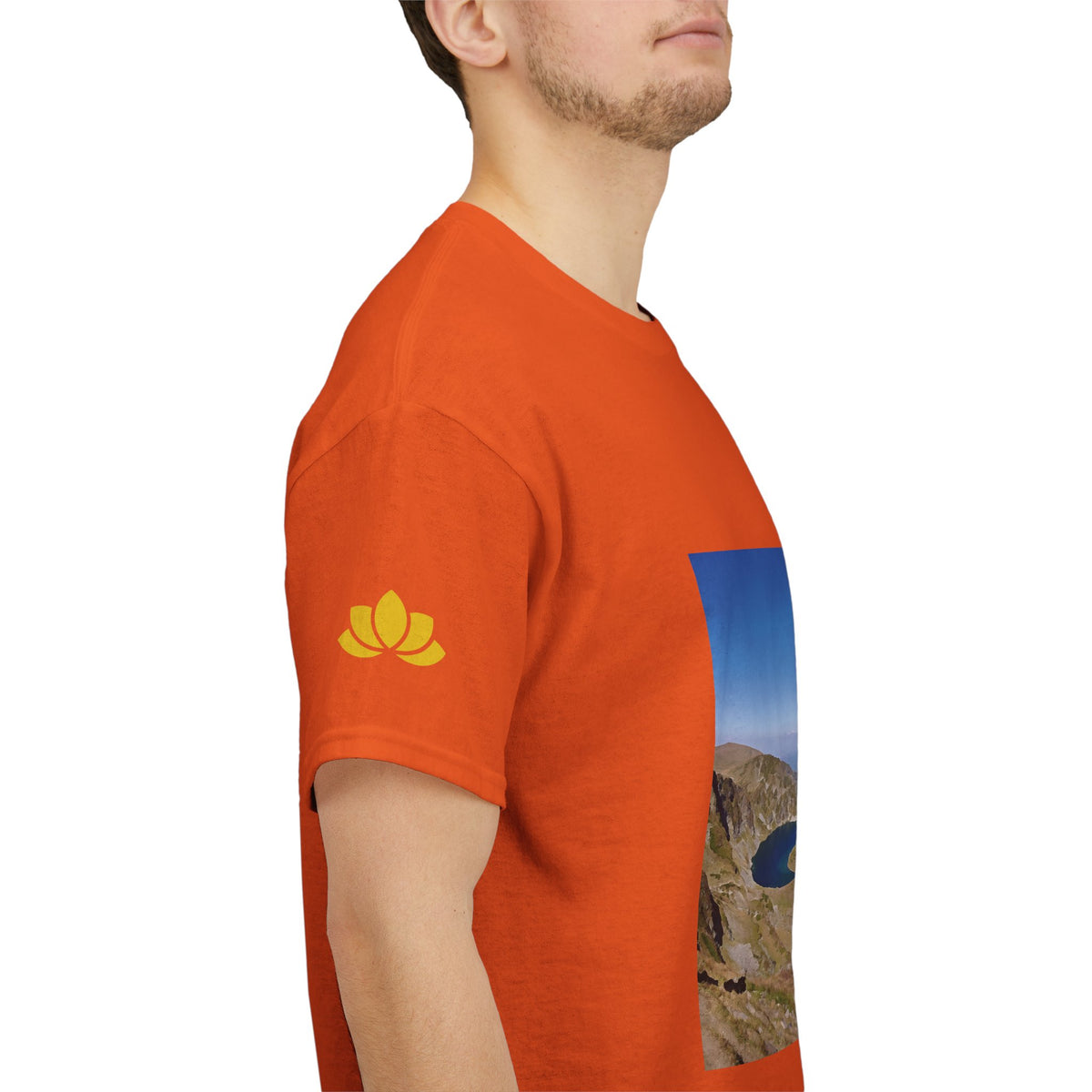 Unisex Heavy Cotton Tee - Rila Lakes (Variant 2)