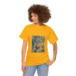 Unisex Heavy Cotton Tee - Poly Art - Apple's Tree Flower (Variant 2)