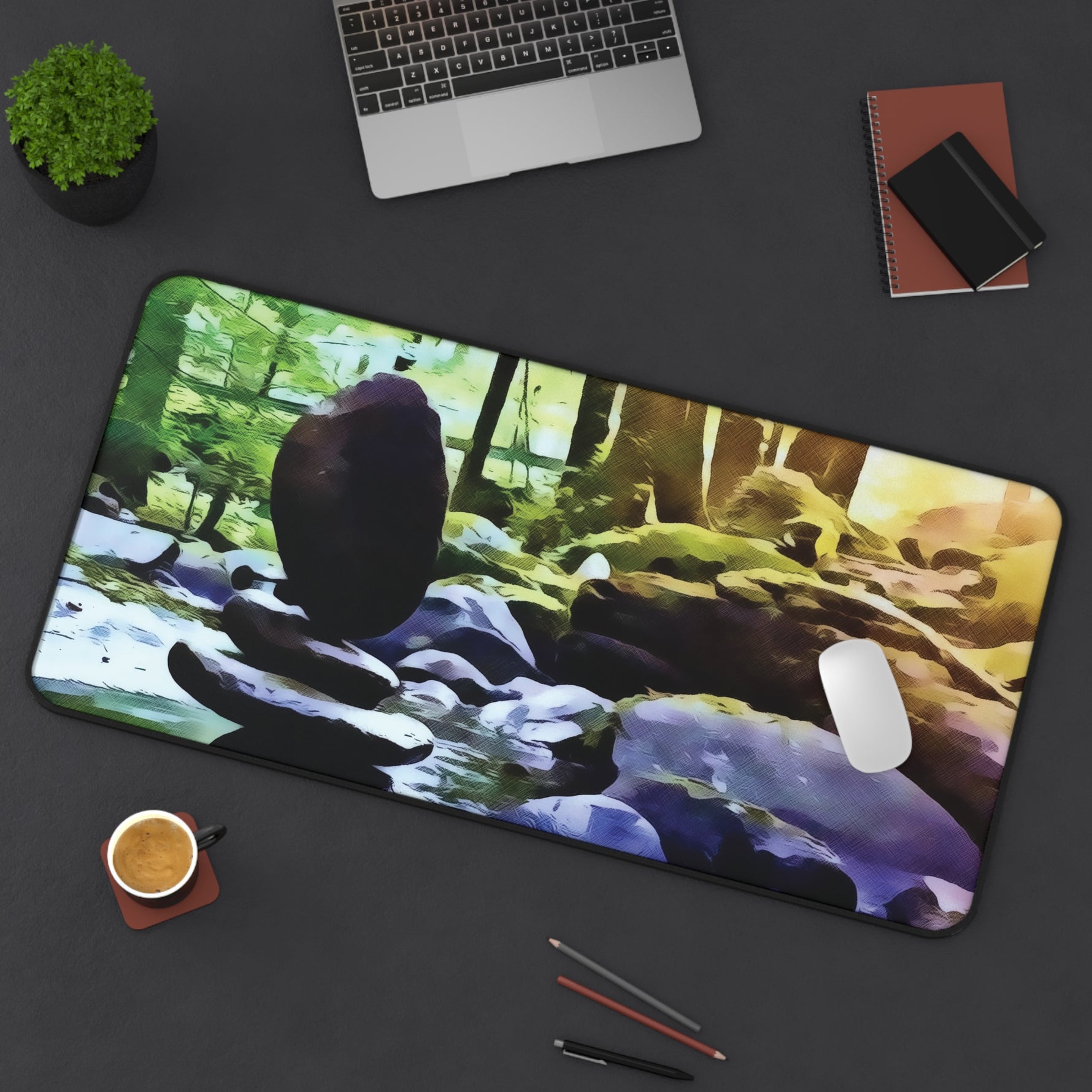 Desk Mat - Stone Balance (Variant 2)