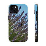 Magnetic Tough Phone Case - Flower of Lavender with Bombus