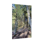 Stretched Matte Canvas - Poly Art - Forest (Variant 03)