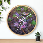 Wall Clock - Flower of Cephalanthera Rubra