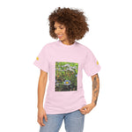 Unisex Heavy Cotton Tee - Poly Art - Flower of Daisies (Variant 1)