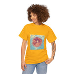 Unisex Heavy Cotton Tee - Poly Art - Flower of Dahlia (Variant 1)