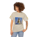 Unisex Heavy Cotton Tee - Nepal, Buddha's Eyes (Variant 6)