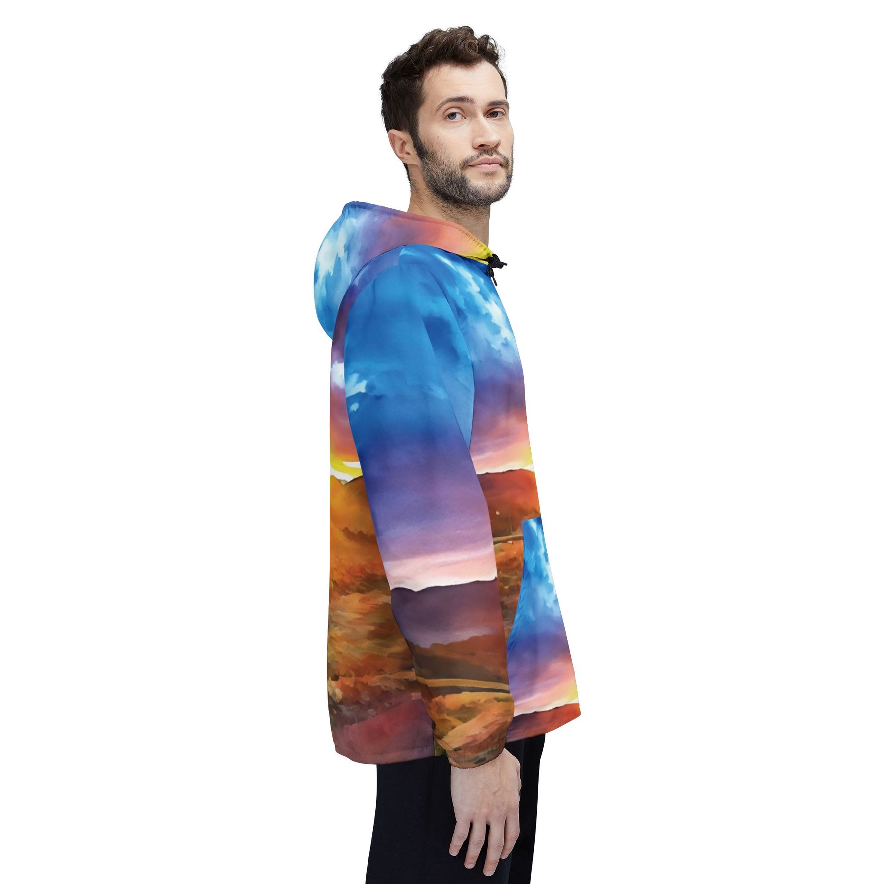 Windbreaker Jacket - Tuscan Landscape (Variant 2)