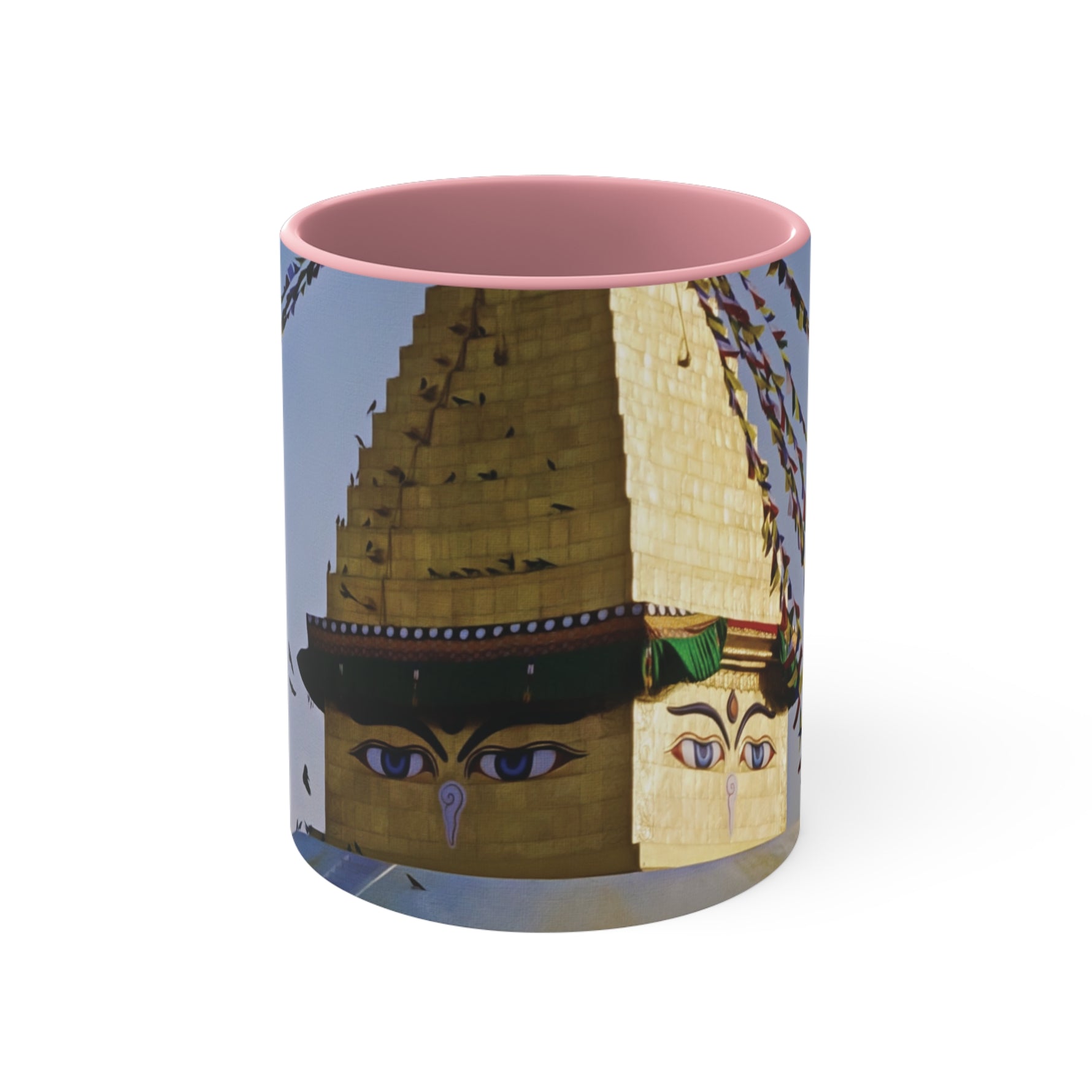 Mug 11oz - Nepal, Stupa with Buddha's Eyes (Variant 6)