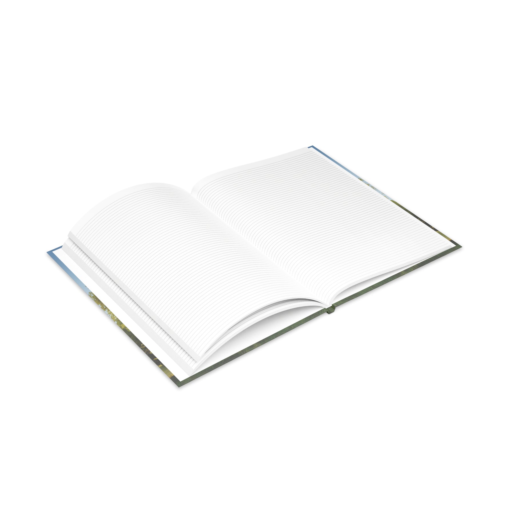 Hardcover Notebook with Puffy Covers - Tree in a Lawn (Variant 2)