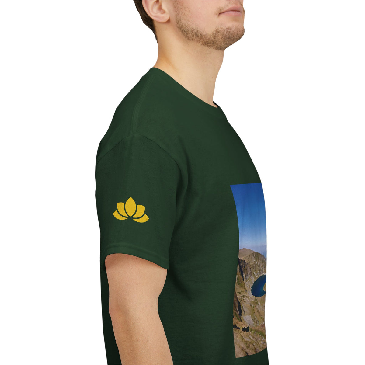 Unisex Heavy Cotton Tee - Rila Lakes (Variant 2)