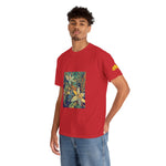 Unisex Heavy Cotton Tee - Poly Art - Flower of Ornithogalum (Variant 2)