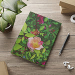 Hardcover Notebook with Puffy Covers - Flower of Rose