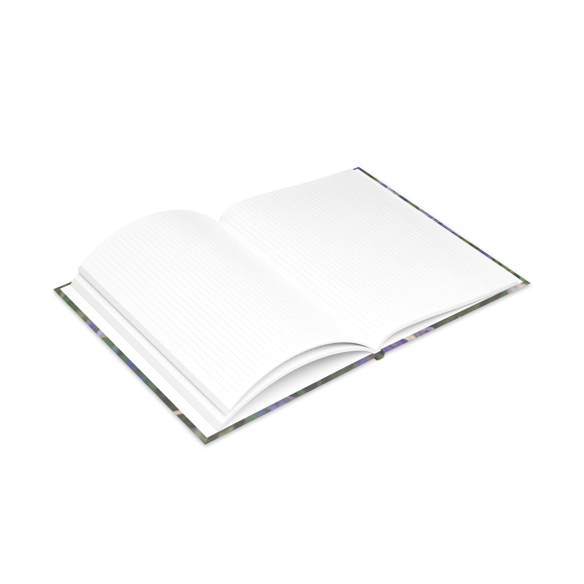Hardcover Notebook with Puffy Covers - Flower of Lavender and Chamomile