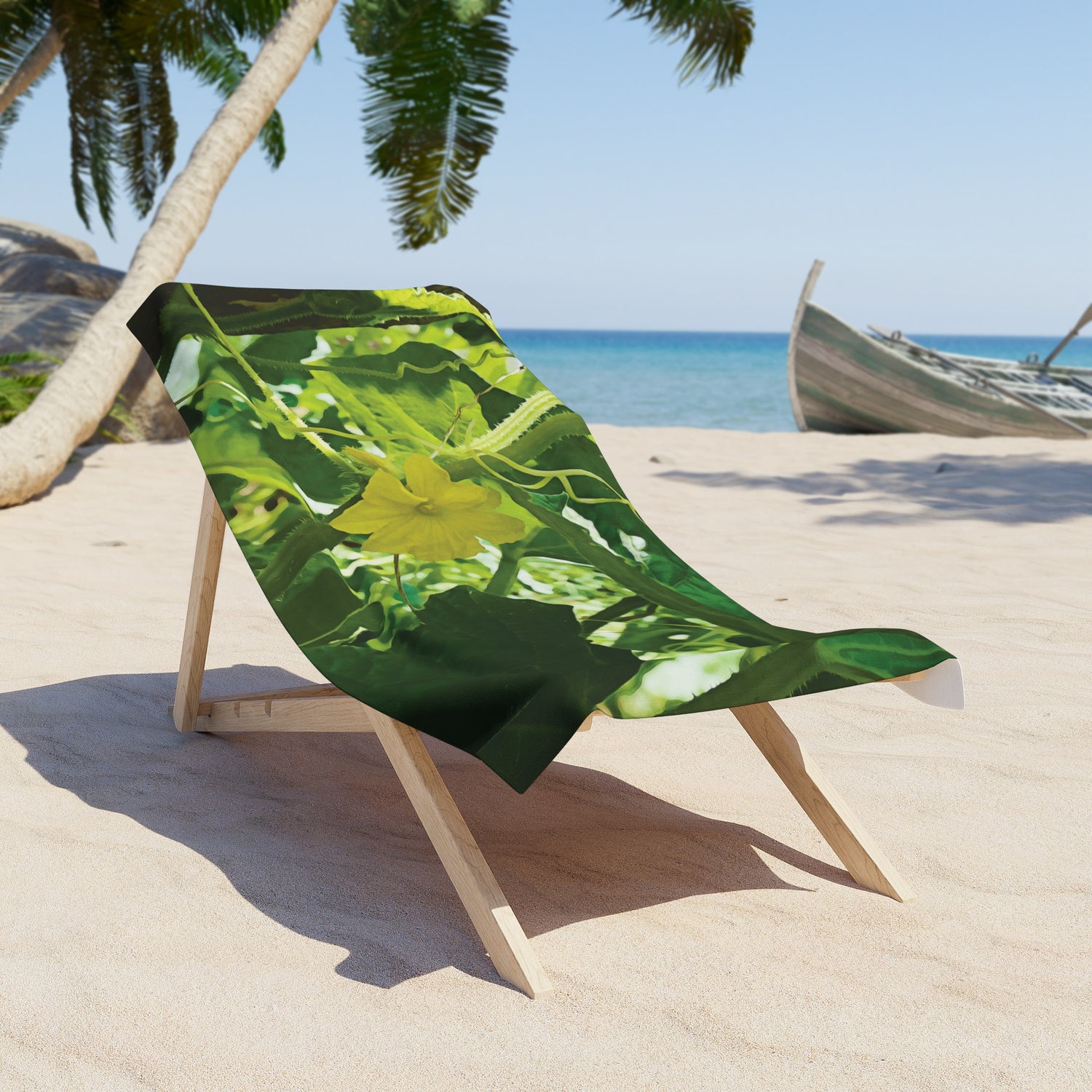 Beach Towel – Flower of Cucumber
