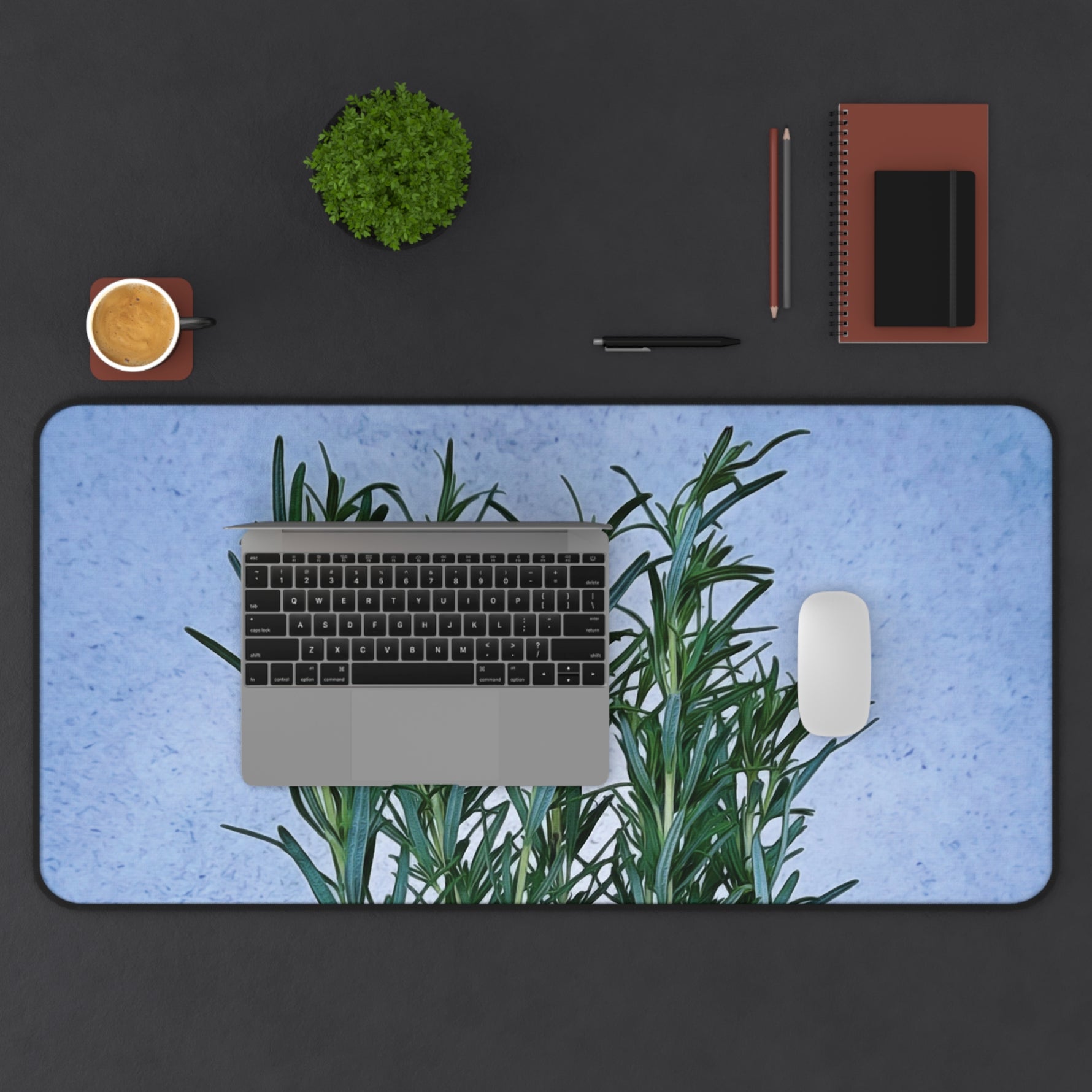 Desk Mat - Rosemary Plant