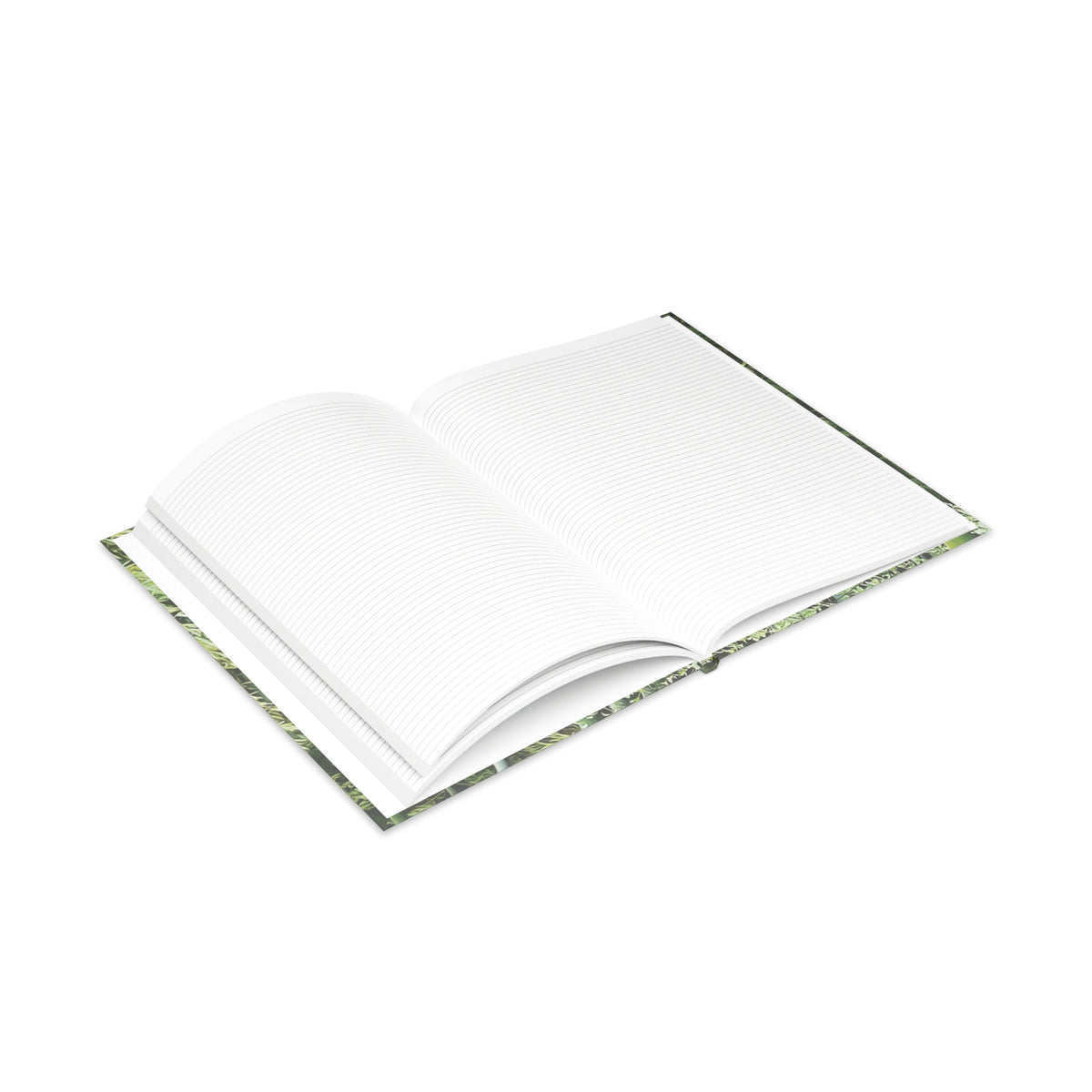 Hardcover Notebook with Puffy Covers - Bamboo Plants (Variant 1)