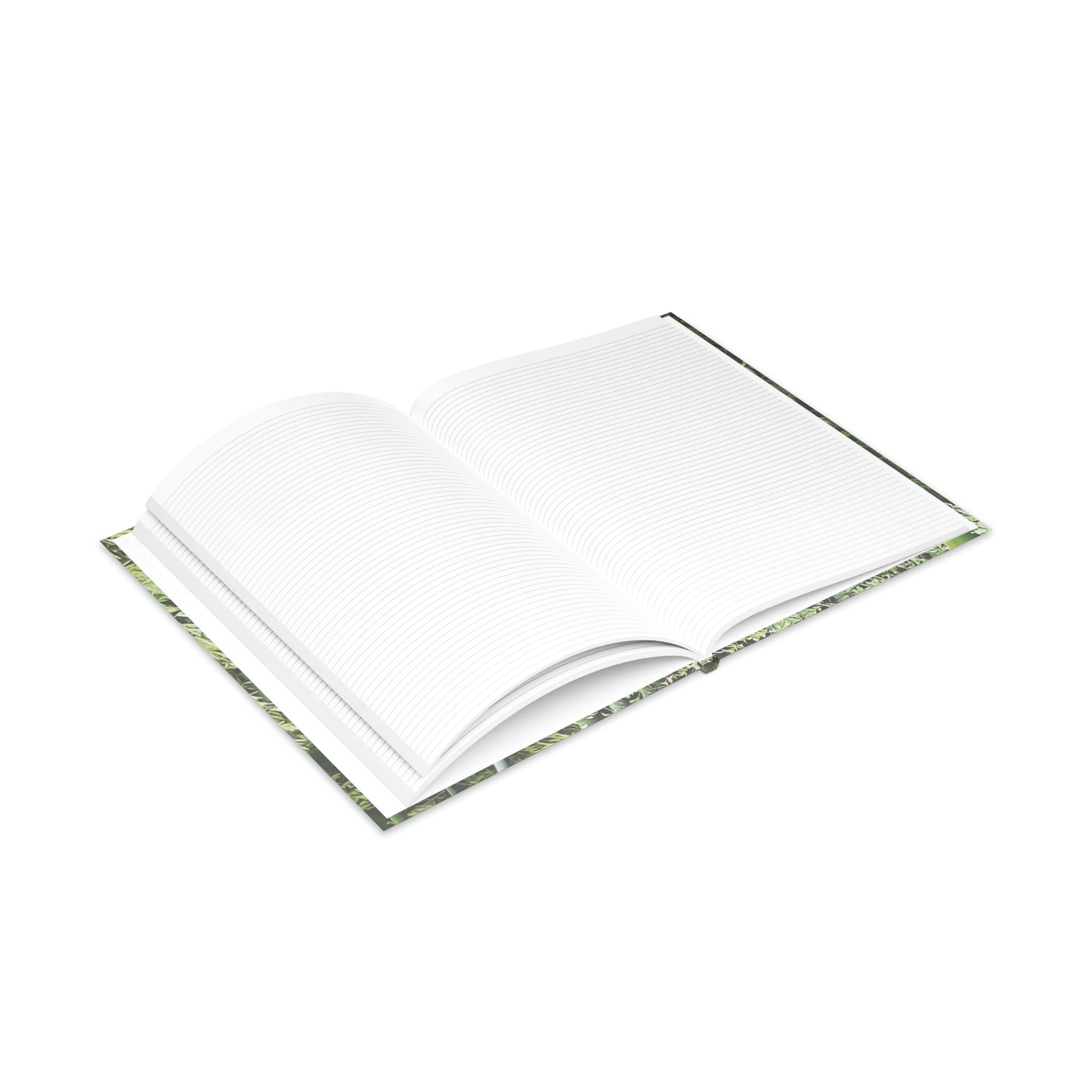 Hardcover Notebook with Puffy Covers - Bamboo Plants (Variant 1)