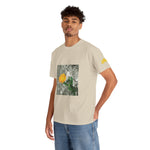 Unisex Heavy Cotton Tee - Poly Art - Flower of Calendula (Variant 1)