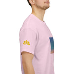 Unisex Heavy Cotton Tee - Poly Art - Sunset Sky (Variant 2)