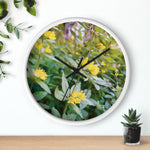 Wall Clock - Flower of Lysimachia