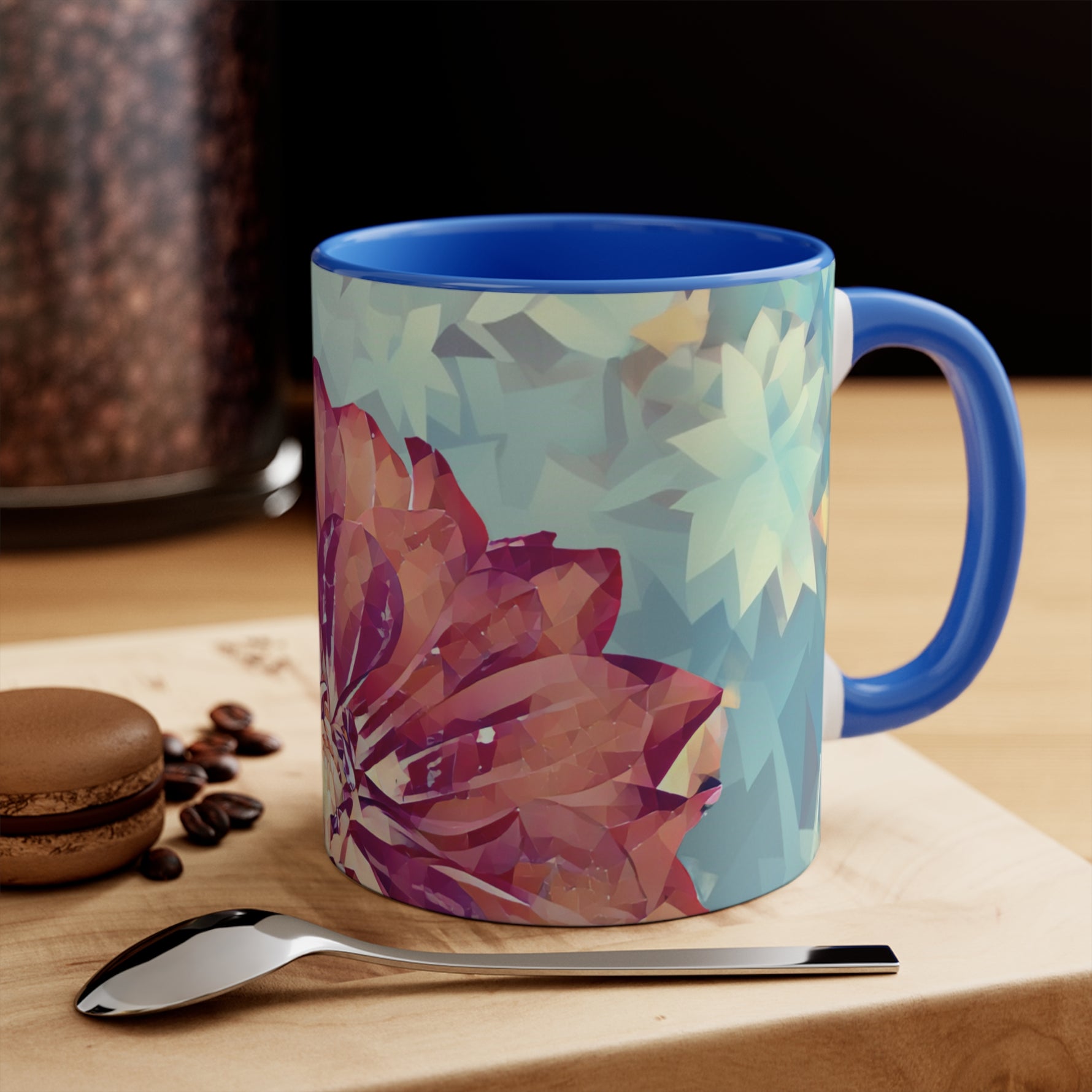 Mug 11oz - Poly Art - Flower of Dahlia (Variant 1)