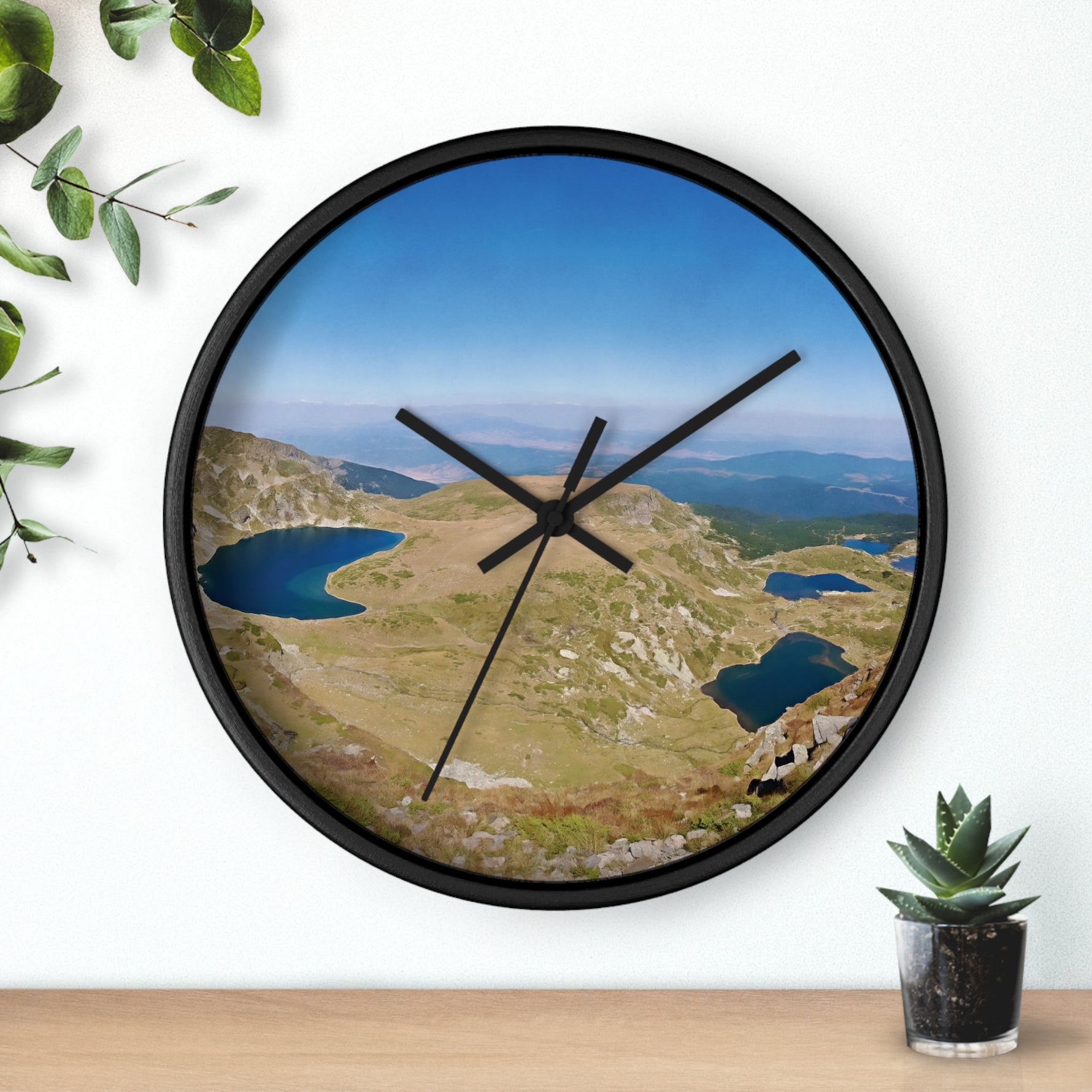 Wall Clock - Rila Lakes, Bulgaria (Variant 2)