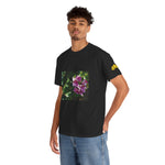 Unisex Heavy Cotton Tee - Flower of Ortensia/Hydrangea Macrophylla