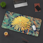 Desk Mat - Poly Art - Flower of Dandelion (Variant 2)