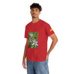 Unisex Heavy Cotton Tee - Poly Art - Flower of Ornithogalum (Variant 1)