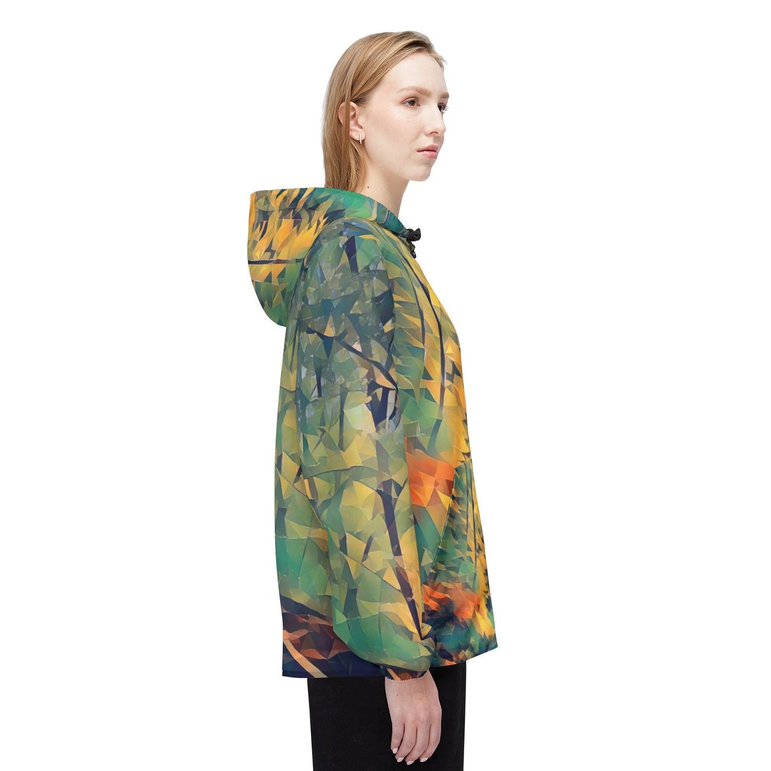 Windbreaker Jacket - Poly Art - Forest (Variant 1)