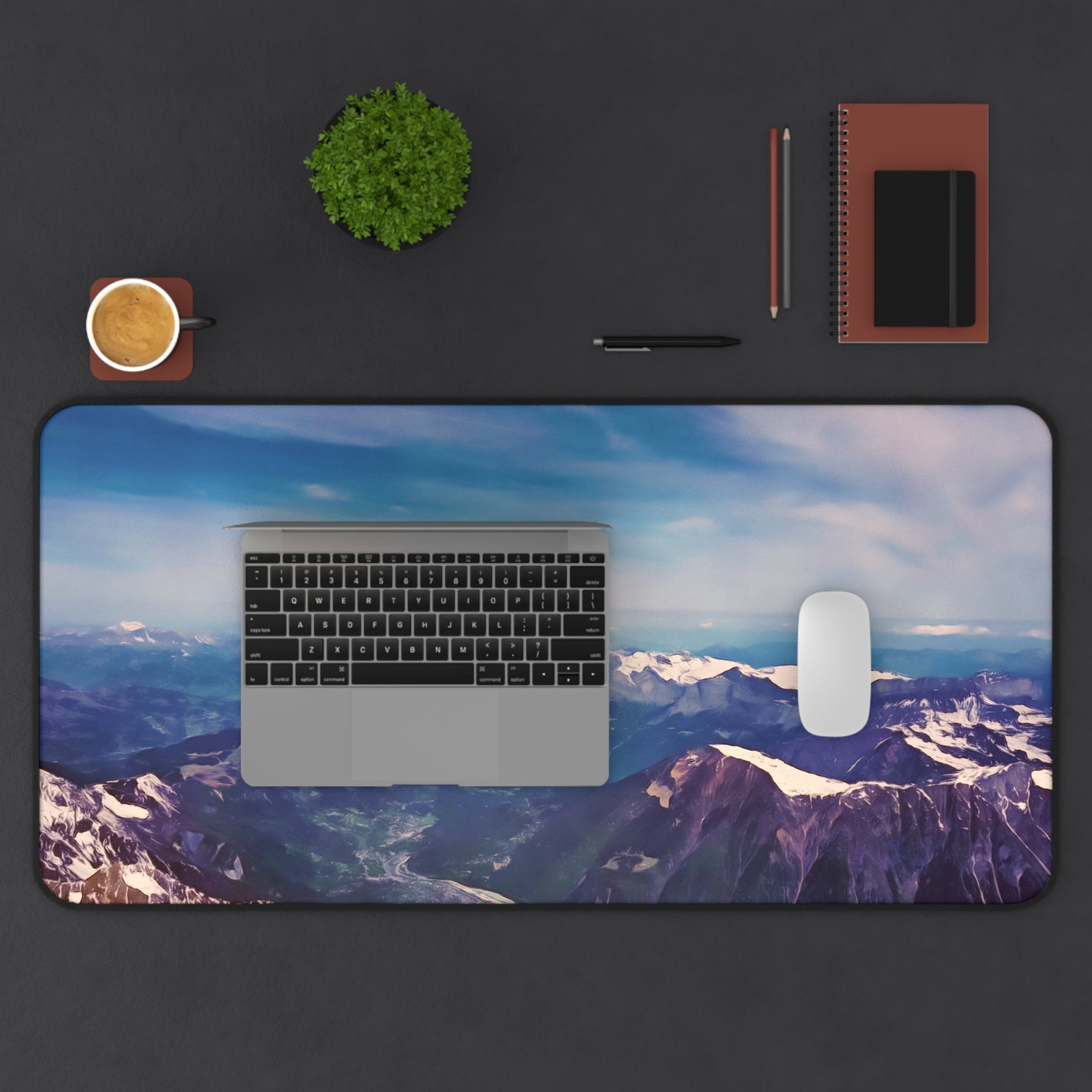 Desk Mat - View from Mont Blanc (Variant 2)